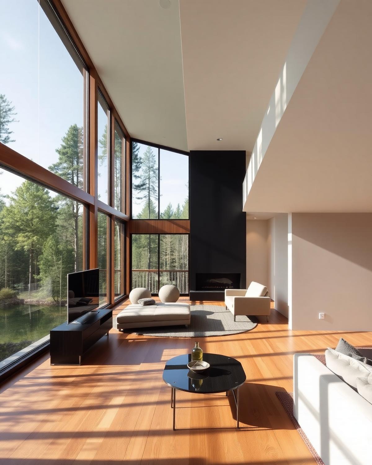 Interior of a modern custom home